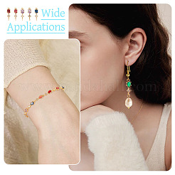 20 шт. 10 цвета латунные подвески с микропаве и кубическим цирконием&nbsp;KK-TA0001-80