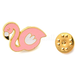 Броши в виде птицы из золотого сплава с эмалью&nbsp;JEWB-I035-08G-01