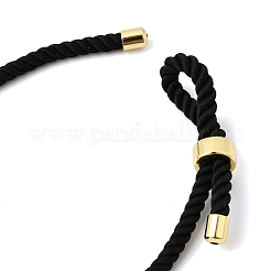 Fabrication de colliers en cordon Milan en nylon rond de 3 mm&nbsp;BJEW-H642-01G-31
