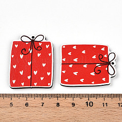 Печатные подвески дерева WOOD-T032-04J