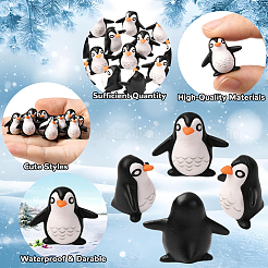 25шт. пластиковые украшения для показа пингвинов&nbsp;DJEW-SP0001-19