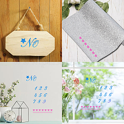 Трафареты для штампов из нержавеющей стали DIY-WH0378-015