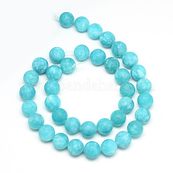Hilos de abalorios de jade blanco natural&nbsp;X-G-R297-10mm-45