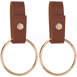 4шт держатель для полотенец из искусственной кожи&nbsp;HJEW-CN0001-34B