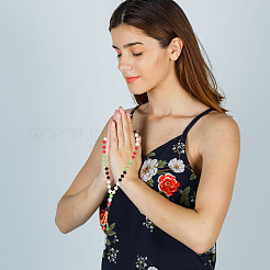 6 шт. мусульманские молитвенные четки-браслеты&nbsp;BJEW-PH0004-64B