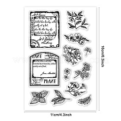 Изготовленные на заказ пластиковые прозрачные штампы из ПВХ DIY-WH0448-0367