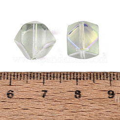 Placcare perle di vetro trasparenti&nbsp;EGLA-Q140-01-A06