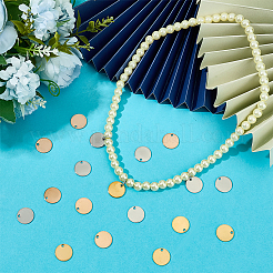 90 шт. 3-х цветные подвески из нержавеющей стали 304 STAS-ME0002-08