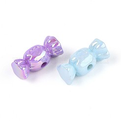 Непрозрачные акриловые бусины с УФ-покрытием OACR-T028-54