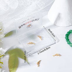 Латунные микро проложить кубического циркония подвески FIND-BBC0001-35