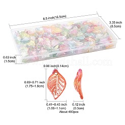 400шт прозрачные акриловые подвески&nbsp;MACR-FS0002-31