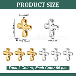 100шт бусины из сплава 2 цветов&nbsp;FIND-ME0002-96