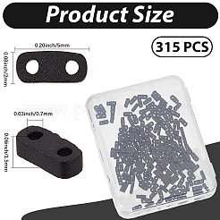 315 perlina di vetro per pittura da forno a 2 fori&nbsp;SEED-PA0001-39