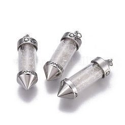 Натуральный кварцевый кристалл большие остроконечные подвески&nbsp;G-E516-B08-1