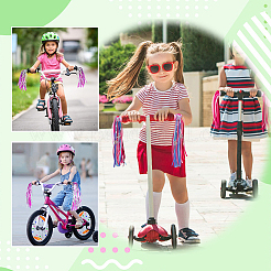 5 пара 5 стилей детских пластиковых лент с кисточками&nbsp;FIND-AR0006-71