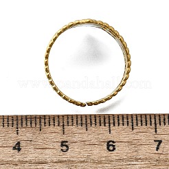 Кольца-манжеты из нержавеющей стали 304 с ромбом и дурным глазом RJEW-V002-02G