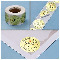 1.5-дюймовая наклейка с благодарностью X-DIY-G021-12C