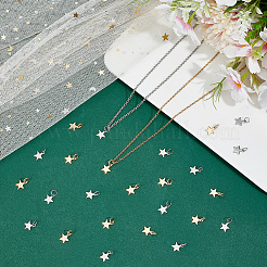 60 шт. 2-х цветные подвески из нержавеющей стали 304&nbsp;PALLOY-ME00007