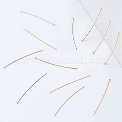 100 шт. 2 шт. латунных штифта с плоской головкой&nbsp;KK-BBC0001-14-NF