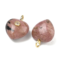 Colgantes naturales rhodonite&nbsp;G-B180-03G-06