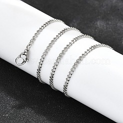 Не тускнеющие ожерелья из нержавеющей стали 304&nbsp;LS-NJEW-L162-01B-P