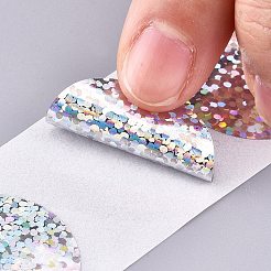 Лазерные самоклеящиеся бумажные подарочные наклейки DIY-K027-F02