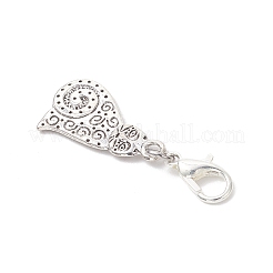 5 шт. подвеска в виде котенка из сплава в тибетском стиле&nbsp;HJEW-JM03894