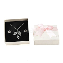 Квадратная картонная коробка для ювелирных изделий X1-CBOX-Q038-01B