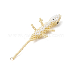 Подвески в виде геккона из стеклянных бусин&nbsp;PALLOY-MZ01115-02