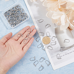 100 шт. фурнитура для сережек из нержавеющей стали 304&nbsp;STAS-DC0015-93