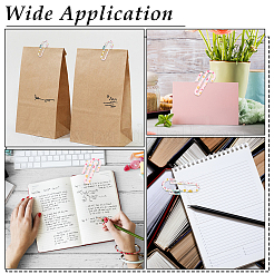 20 шт. 2 вида прозрачных акриловых скрепок&nbsp;AJEW-PH0007-85