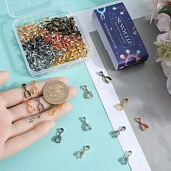 120 шт. двухцветные литые скобы для колки льда для изготовления подвесок&nbsp;FIND-SC0010-38B