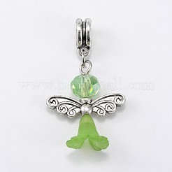 Прекрасное свадебное платье ангел сплав европейский болтаться большие отверстия подвески PALLOY-JF00003