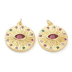 Латунные микро проложить кубического циркония подвески ZIRC-P200-10A-G