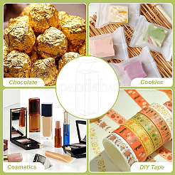 ПВХ пластиковый подарочный футляр для хранения&nbsp;CON-WH0088-60B