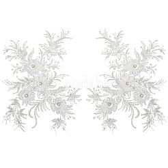 Полиэстер акрил стразы аппликация вышивка АБС пайетки&nbsp;FIND-WH20019-165A-04