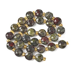 Бисер натуральный дракон крови пряди G-G271-C06-10mm