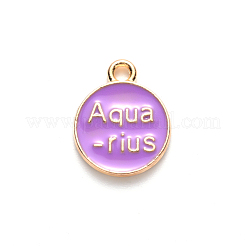 Pendentifs d'émail en alliage&nbsp;X-ENAM-S124-01A-01J