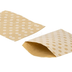 100шт 4 узора экологически чистые пакеты из крафт-бумаги CARB-LS0001-02A