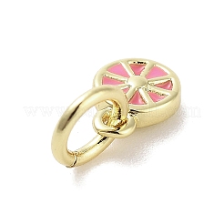 Подвески из латуни с покрытием из эмали KK-M293-38G-02