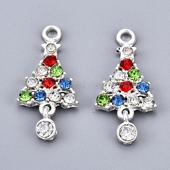 Сплав красочные горный хрусталь подвески PALLOY-Q441-029-RS