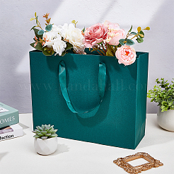 Бумажные пакеты для хранения конфет с ленточной ручкой ABAG-WH0048-05