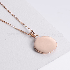 Винтажная панк-медаль святого духа плоская круглая подвеска из нержавеющей стали мужские ожерелья KV9313