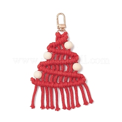 Подвеска из хлопка на рождественскую елку HJEW-TA00407