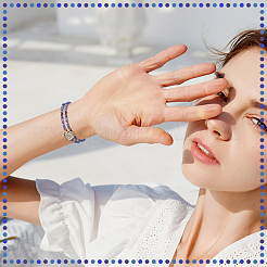 2 нити натуральных содалитовых бусин нити G-NB0004-62