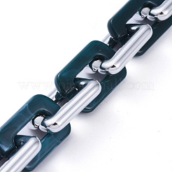 Акриловые кабельные цепи ручной работы AJEW-JB00674-01