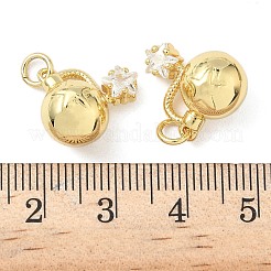 Латунные микро проложить кубического циркония подвески&nbsp;KK-Z120-41G