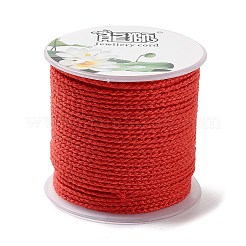 Cordon tressé en polyester de 20 m pour la fabrication de bijoux&nbsp;OCOR-G015-04A-03
