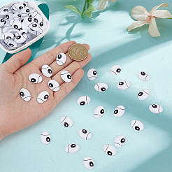 100 Stück Puppenauge aus Glas zum Basteln&nbsp;DOLL-BC0001-02B