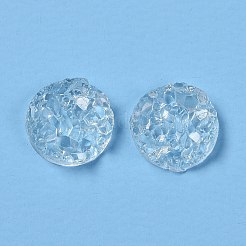 Прозрачные друзы смолы кабошоны&nbsp;LS-X-CRES-S040-8mm-13